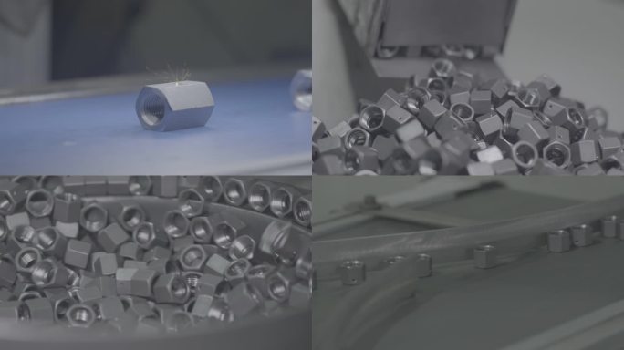 工业制造生产螺丝流下金属表面电镀成品检验