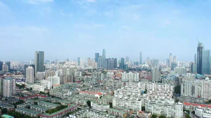 天津全景，城市航拍