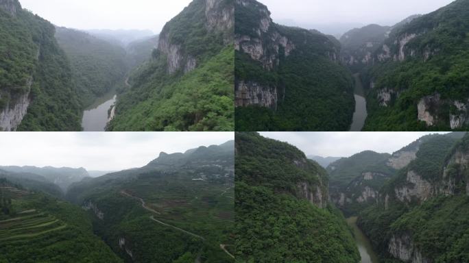 4K贵州清镇羊皮洞瀑布