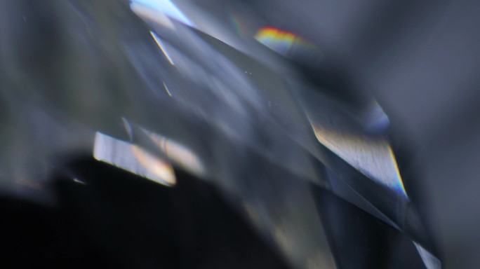 钻石珠宝璀璨水晶玻璃光斑光晕晶莹剔透反射