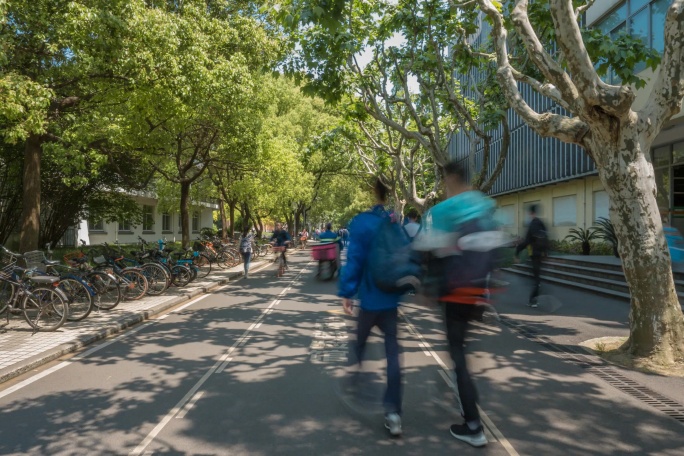 上海同济大学延时摄影