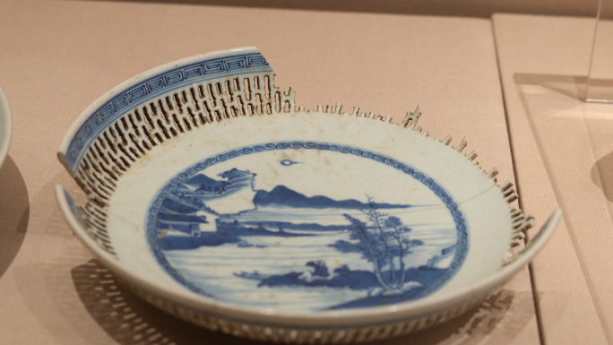 青州博物馆瓷器，陶器，铜镜