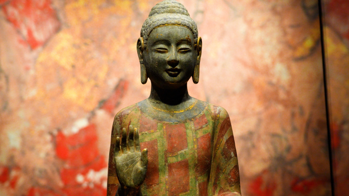 佛像，微笑，青州博物馆
