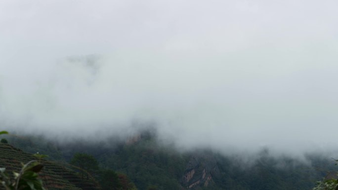 武夷山景区航拍延时视频