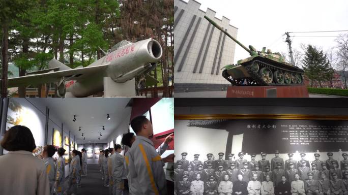 大学生参观四保临江战役纪念馆