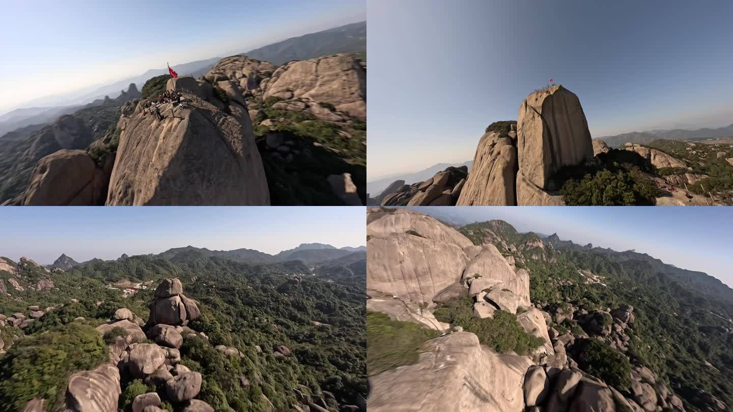 漳州云霄乌山自然景观4K穿越机素材