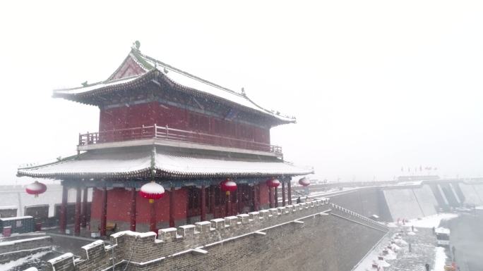 正定雪景