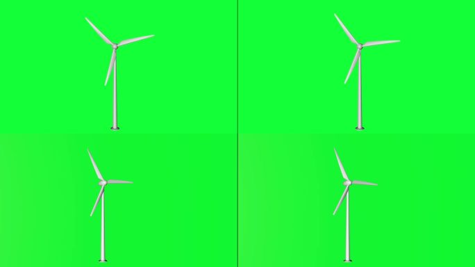 风车风力发电动画