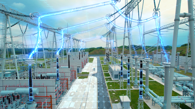 新能源变电站高压电发电站电力设备