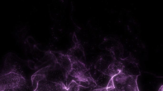 紫色粒子光效飘升带透明通道