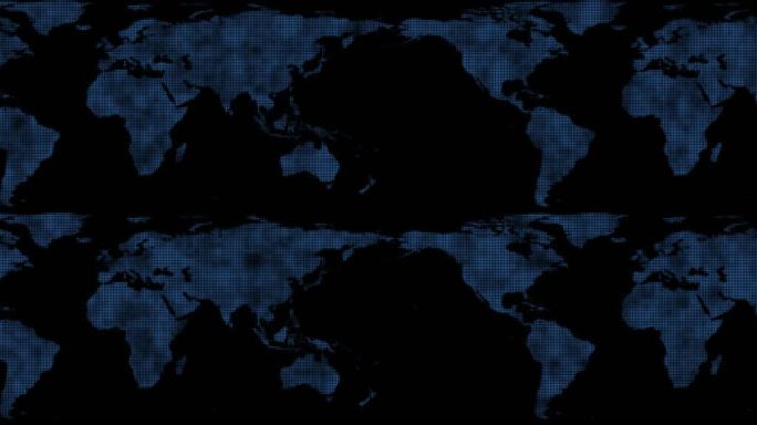 世界地图蓝色科技元素