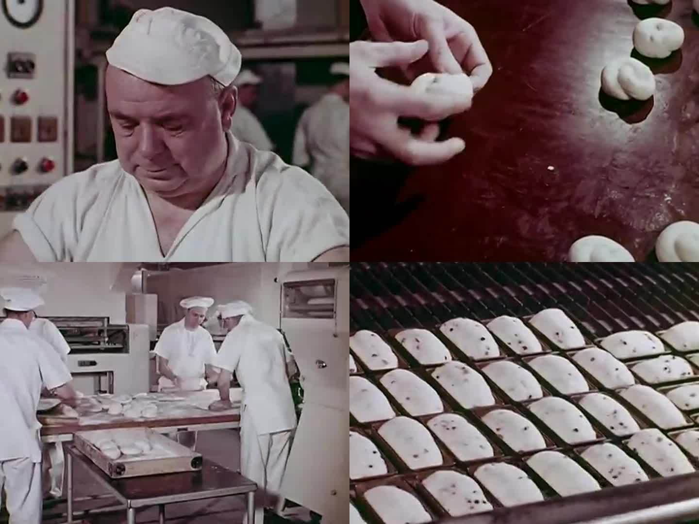 60年代面包加工 法式面包