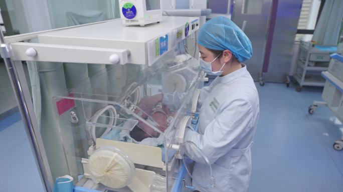 婴儿宝宝新生新生儿医院医生医疗健康生命