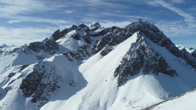 雪山航拍