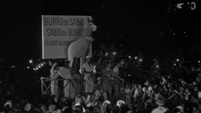40年代巴西里约热内卢狂欢节庆祝传统节日