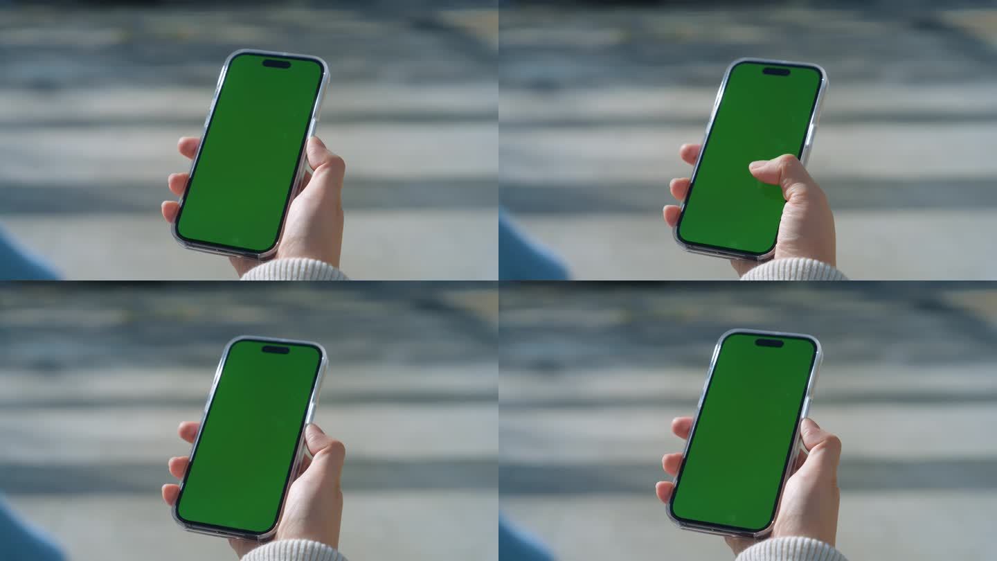 手机绿屏点击 手机抠像