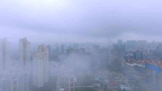 厦门-国际会议中心-平流雾