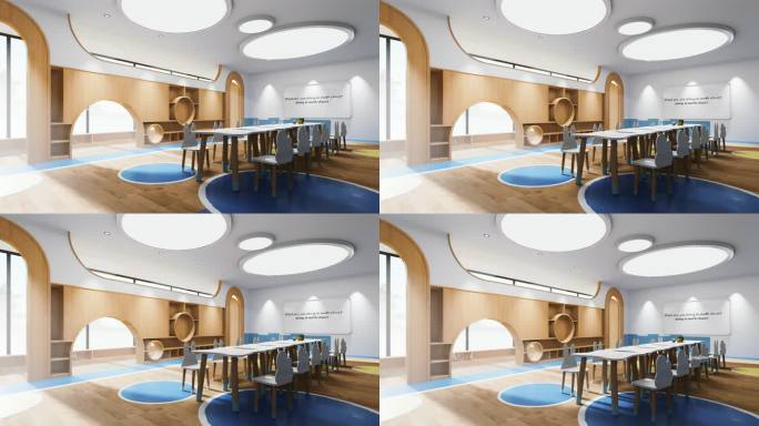 4K幼儿园校园早教中心活动室_012B