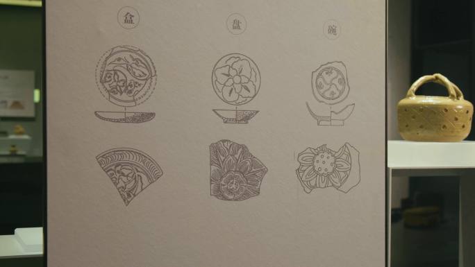 浙江绍兴上虞博物馆越窑瓷器历史精美
