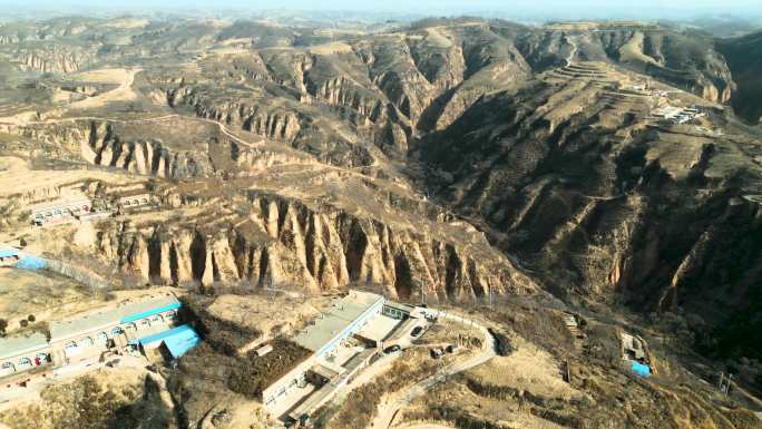 陕北黄土地村庄旧民居风貌实拍合集