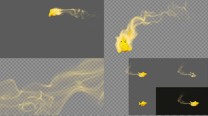 水墨锦鲤金锦鲤