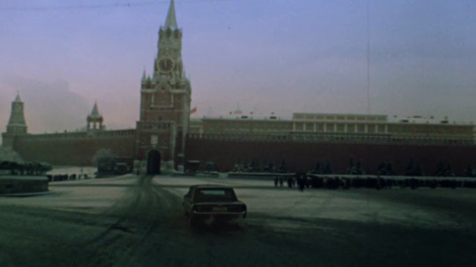 60年代苏联莫斯科红场克里姆林宫
