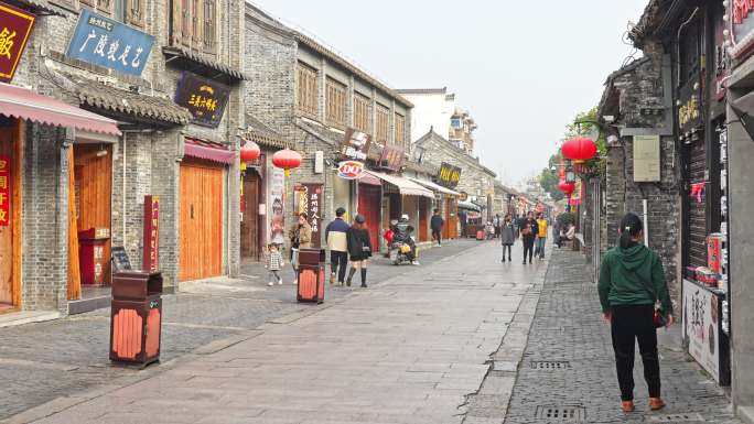 扬州东关街旅游景区老街人文