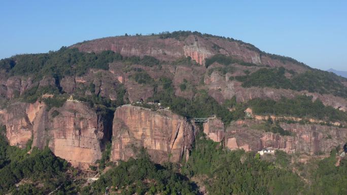 广东平远县南台卧佛山丹霞地貌