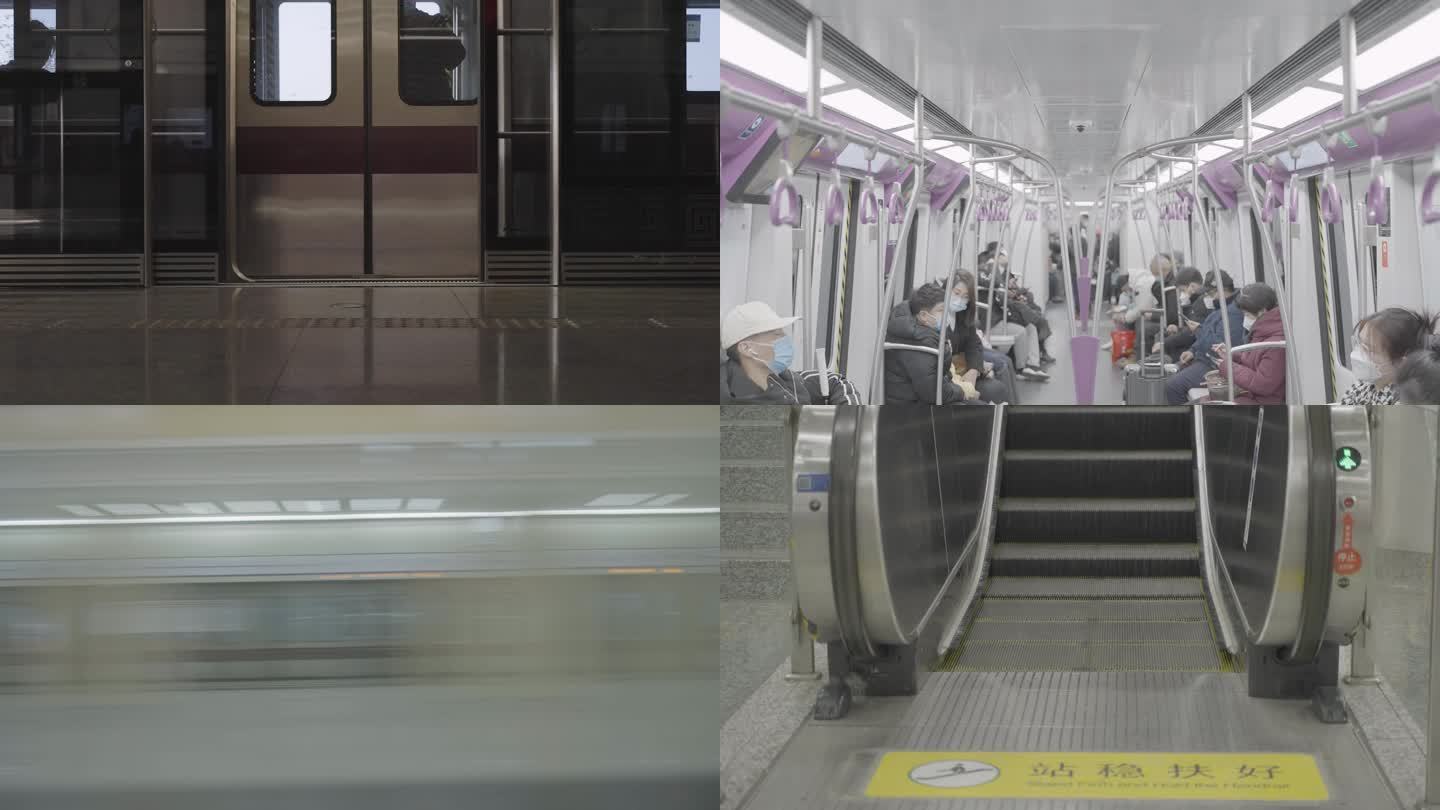 北京城市地铁空镜超长视频4k帧宣传片