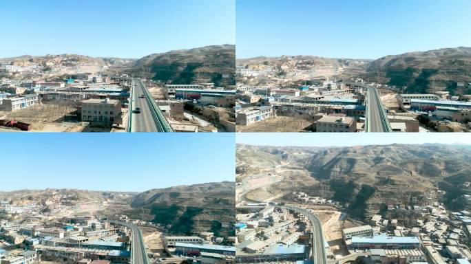 陕北黄河岸边村庄旧民居风貌实拍合集