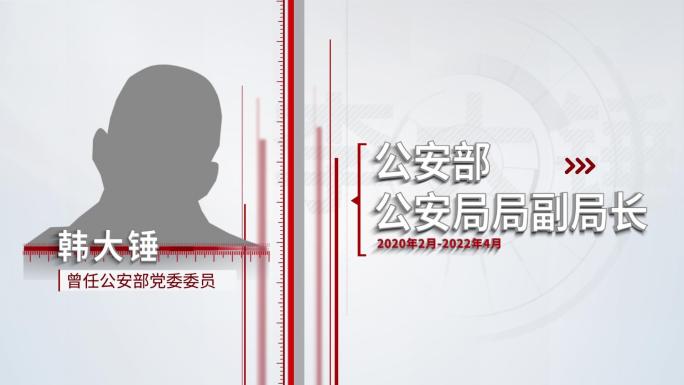 警示教育简约人物关系任命时间线