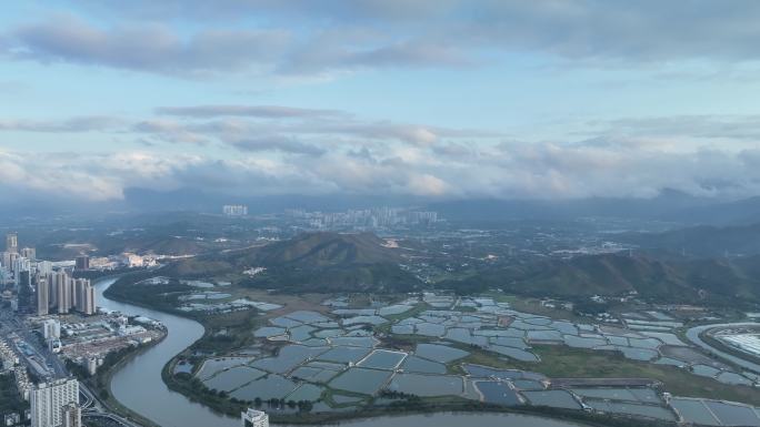 香港农田航拍