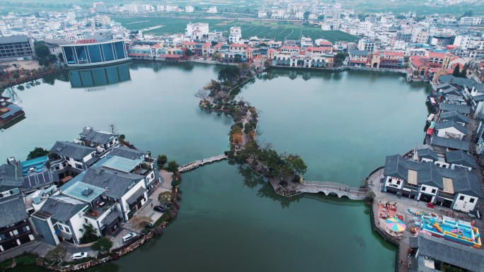 建水小桂湖航拍