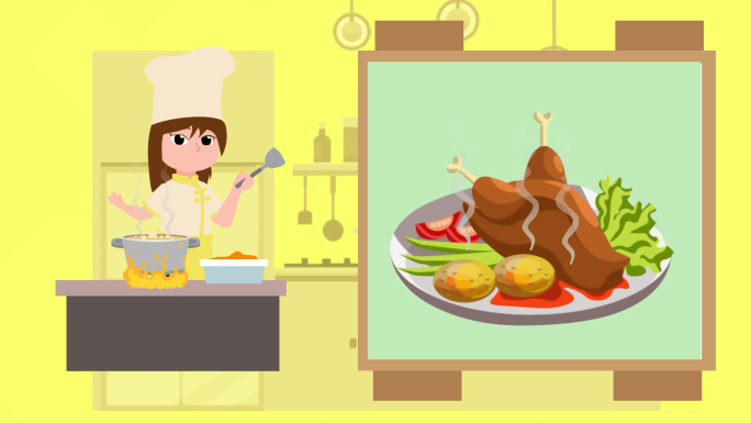 美食厨师mg动画