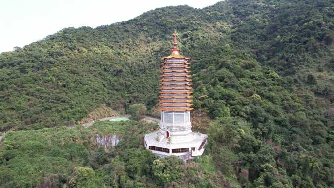 【正版素材】深圳弘法寺本焕塔