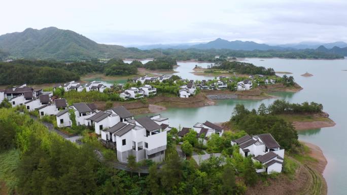 航拍浙江千岛湖