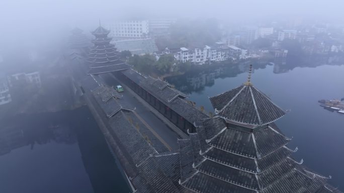 【正版素材】柳州三江风雨桥0660