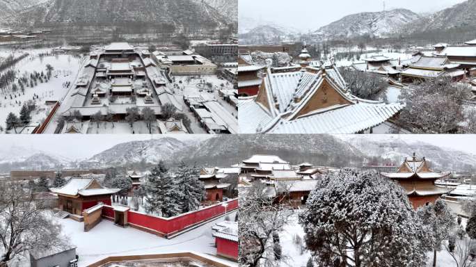 雪后瞿昙寺