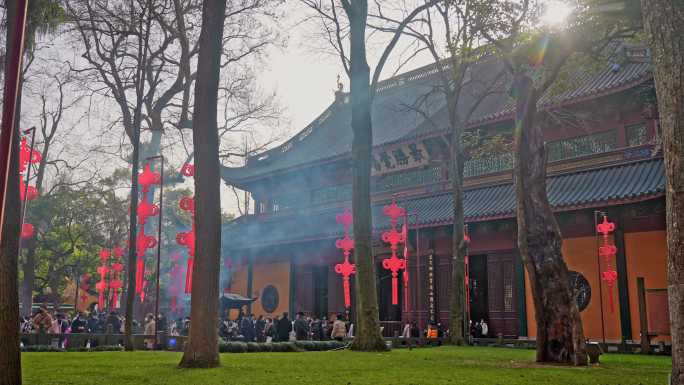 杭州灵隐寺   寺庙