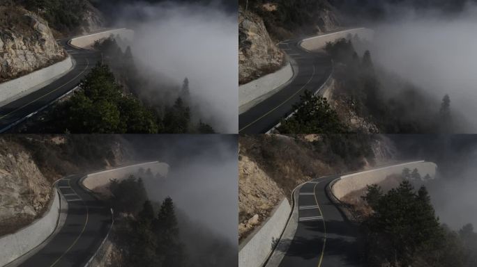 山路航拍00115709