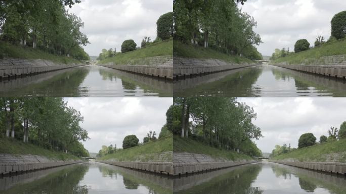 乡村 乡村道路 沟渠 乡村风景  水渠