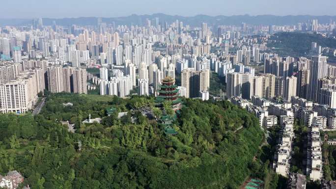 重庆鸿恩寺城市公园航拍1