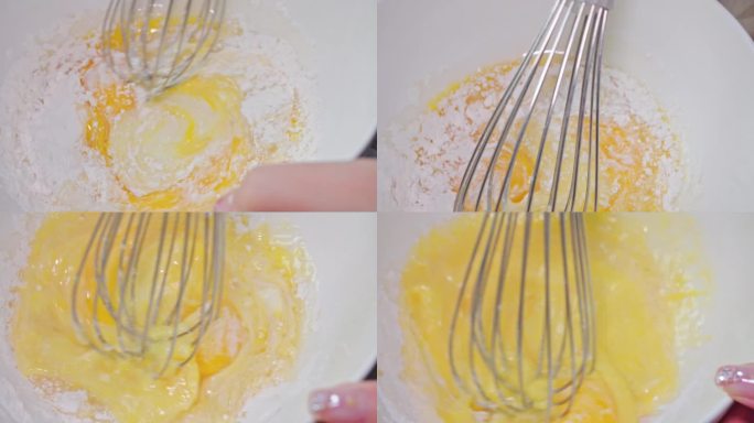 打蛋器磕鸡蛋打鸡蛋做糕点