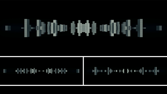 【宽屏时尚元素】立体音乐可视炫酷艺术律动