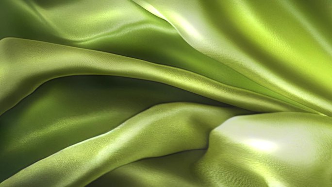 绿色丝绸