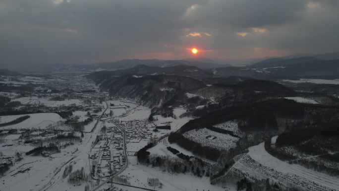 乡村大景航拍