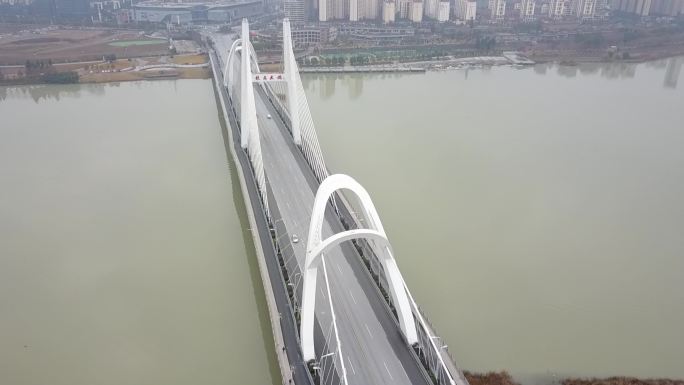 设计感十足的现代桥  汉中龙岗大桥