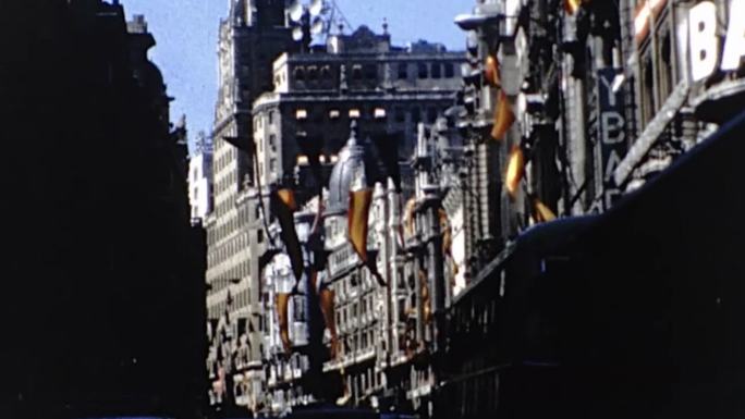 40年代西班牙马德里城市商业区