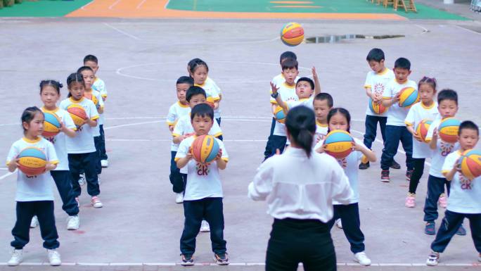 幼儿篮球 篮球课 幼儿园体育课