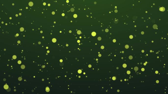 宽屏粒子绿色背景动态视觉-3
